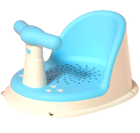 ASIENTO ANTIDESLIZANTE DE DUCHA PARA BEBES AZUL - 1