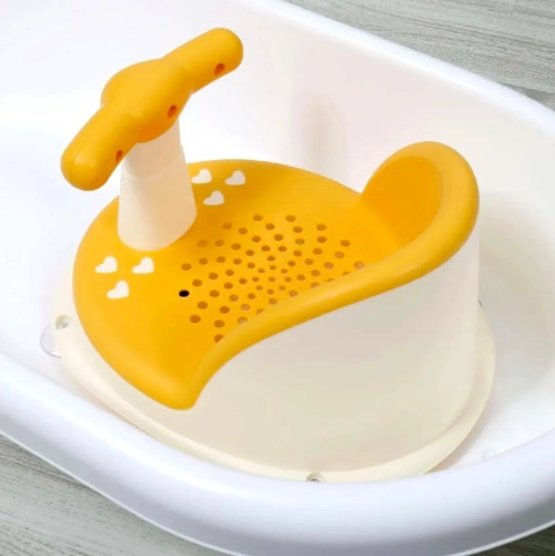ASIENTO ANTIDESLIZANTE DE DUCHA PARA BEBES AMARILLO - 3