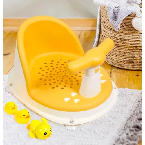 ASIENTO ANTIDESLIZANTE DE DUCHA PARA BEBES AMARILLO - 5