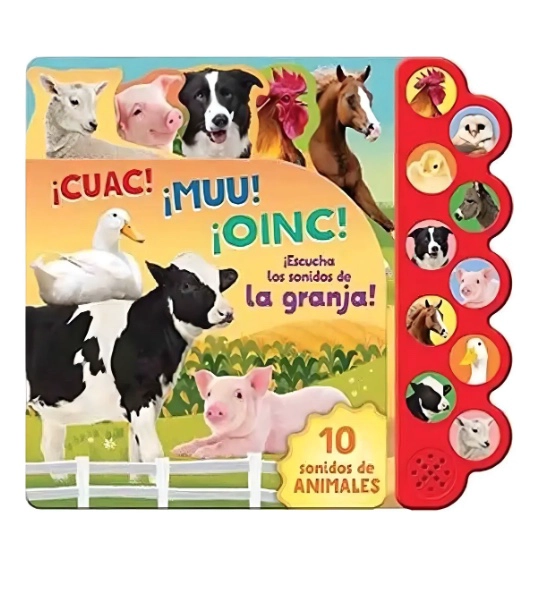 Libro 10 Sonidos De La Granja - 1