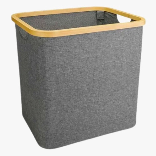 CESTO CANASTO ROPA SUCIA PLEGABLE - 1