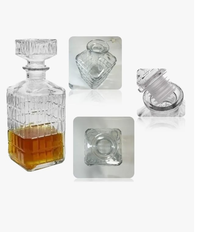 SET DECANTADOR DE WHISKY + 6 VASOS - 3