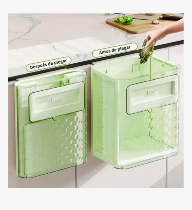 BASURERO PLEGABLE PAPELERA PORTATIL - 7