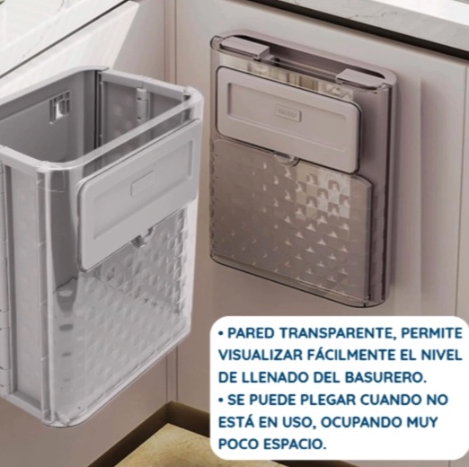 BASURERO PLEGABLE PAPELERA PORTATIL - 3