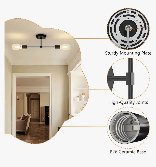 LAMPARA DE PARED APLIQUE LED - 6