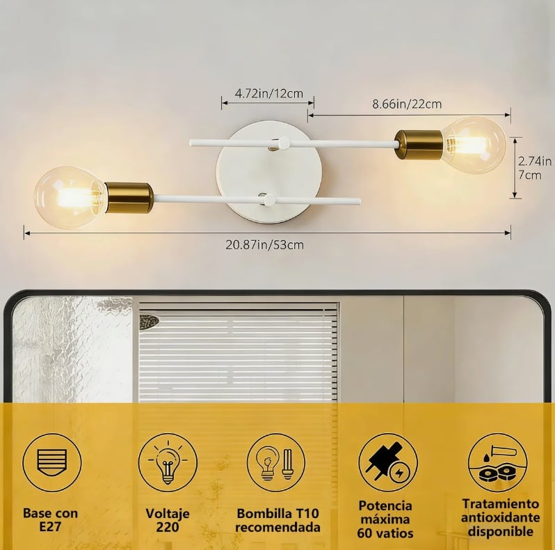 LAMPARA DE PARED APLIQUE LED - 4