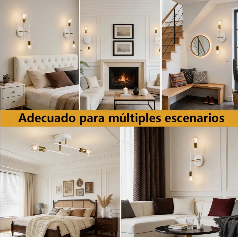 LAMPARA DE PARED APLIQUE LED - 8