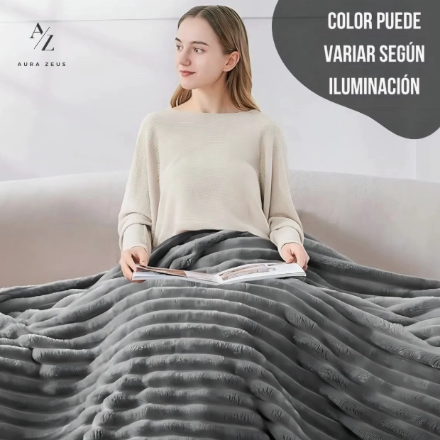 FRAZADA 2 PLAZAS POLAR - 2