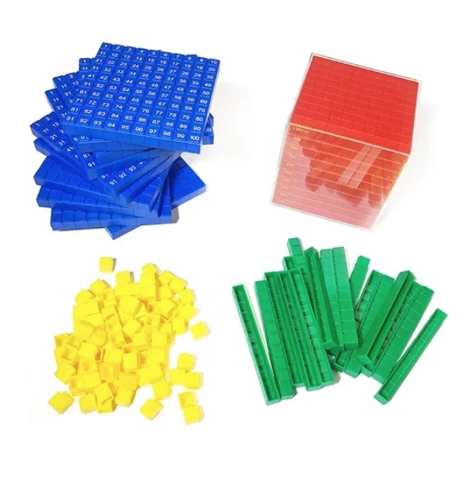 BLOQUES BASE 10 Y 1000 ME TODO SINGAPUR – 132 PIEZAS - 8