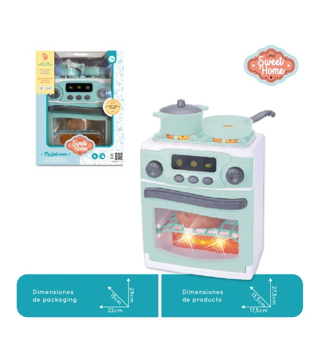 HORNO DE JUGUETE CON LUZ Y SONIDO - 3