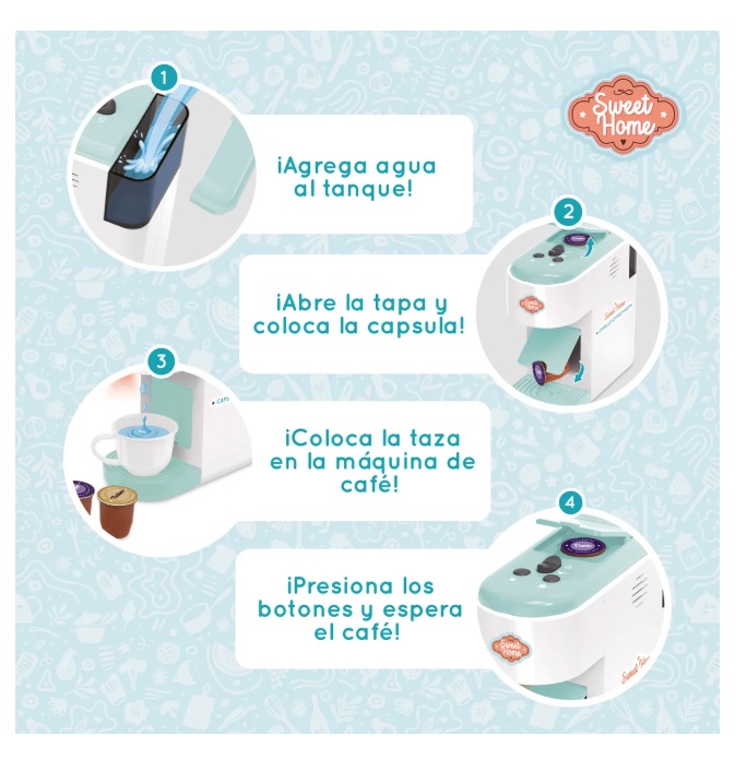 JUGUETE CAFETERA CON LUZ Y SONIDO - 4