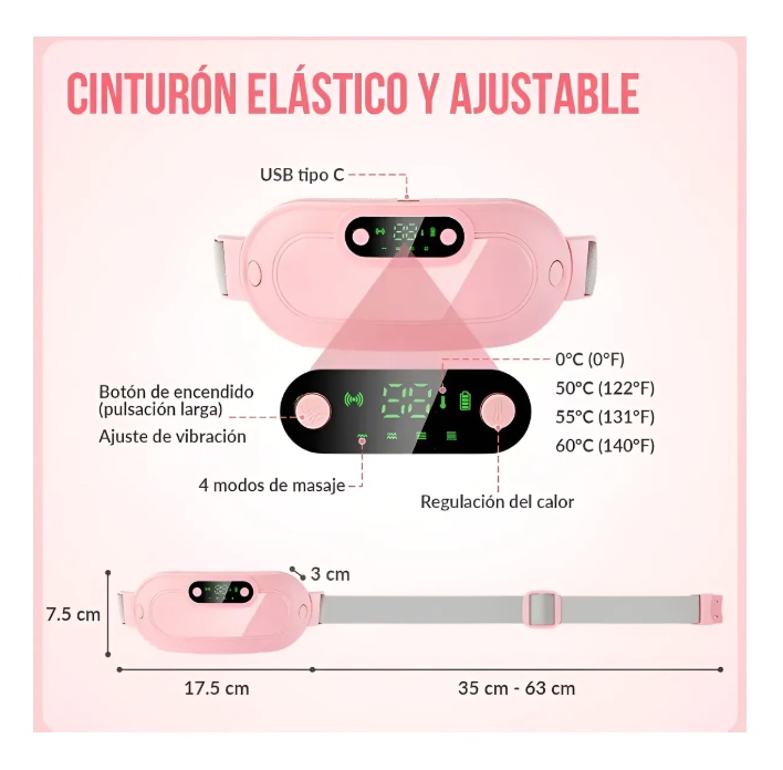 MASAJEADOR MENSTRUAL GUATERO USB - 7