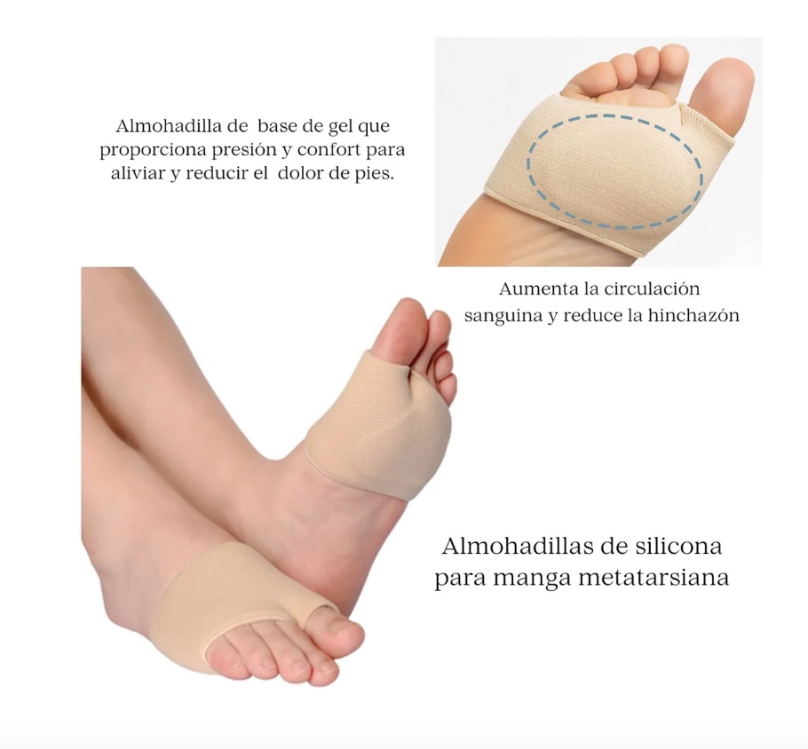 ALMOHADILLAS  FUNDA GEL PIES METATARSO - 9