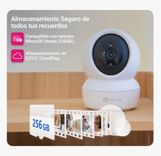 CAMARA SEGURIDAD WIFI INTERIOR - 5