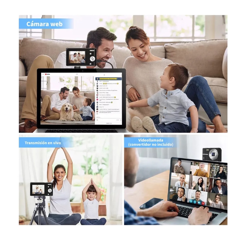 CAMARA DIGITAL 1080P FHD 50MP - 3