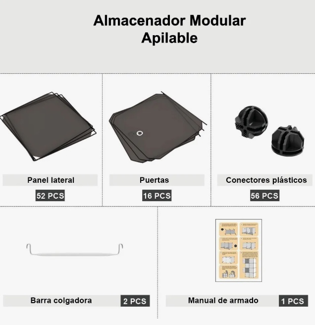 ORGANIZADOR MODULAR APILABLE - 2