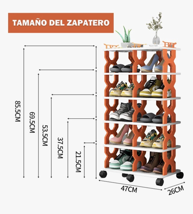 ZAPATERO ORGANIZADOR DE ZAPATOS - 4