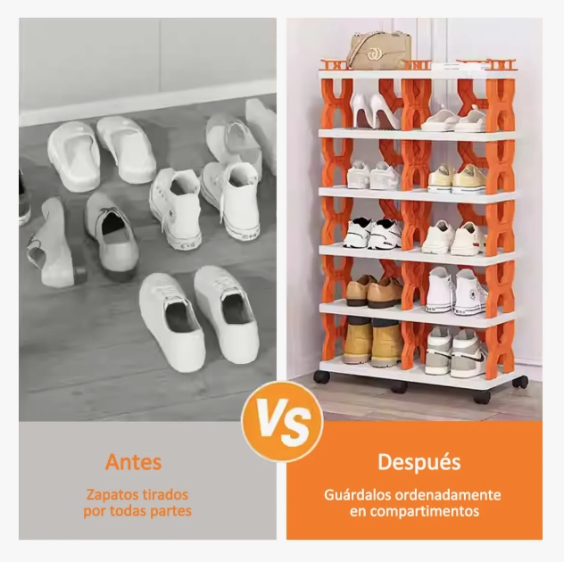 ZAPATERO ORGANIZADOR DE ZAPATOS - 6