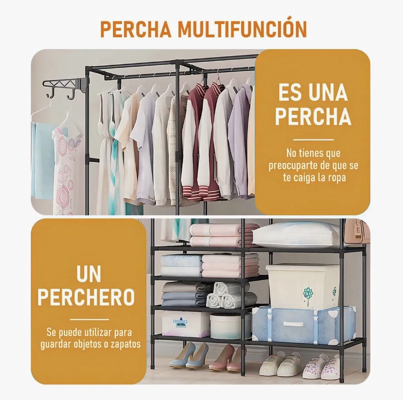 4 COLGADOR EXHIBIDOR DE ROPA - 5