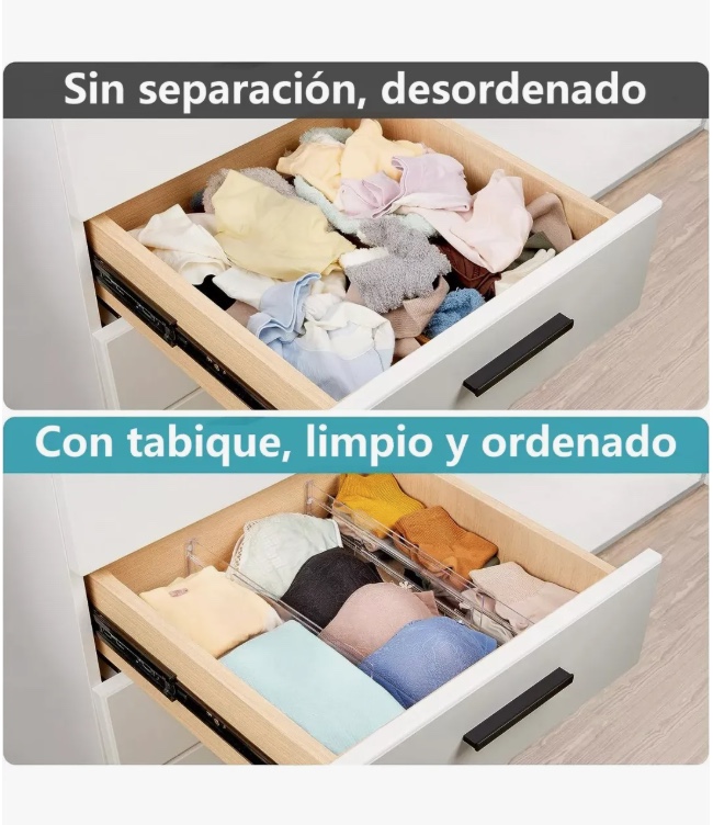 6 PZS SEPARADORES DE CAJONES - 6