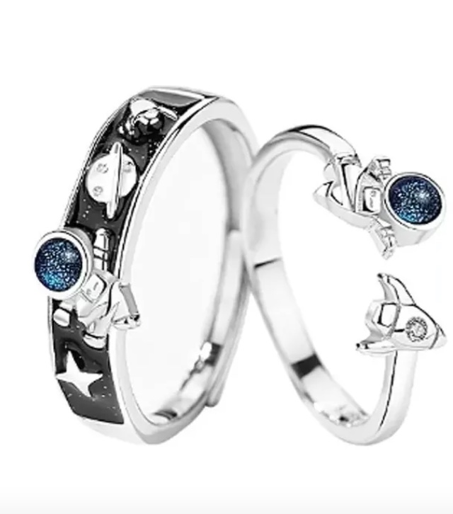 2 PULSERAS PAREJA + 2 ANILLO - 2
