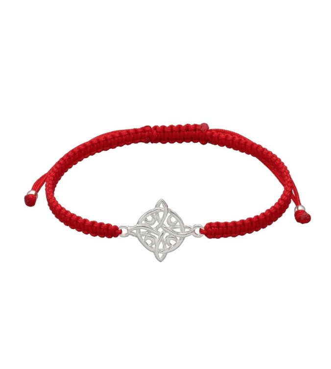 PULSERA HILO ROJO NUDO DE BRUJAS Y LUNA - 1