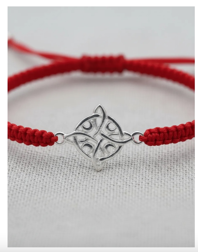 PULSERA HILO ROJO NUDO DE BRUJAS Y LUNA - 2