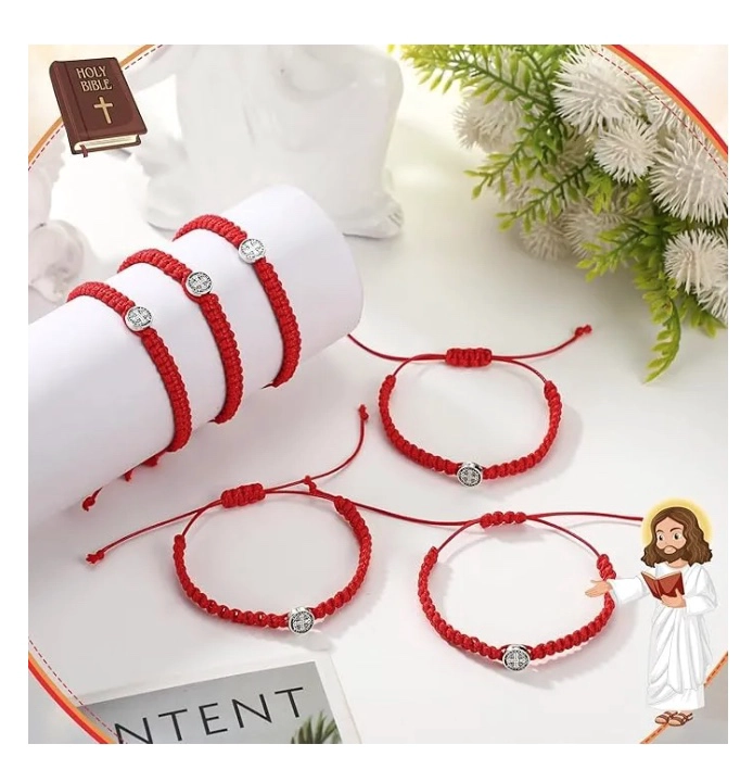 PULSERA BRAZALETE HILO ROJO PROTECCION - 3