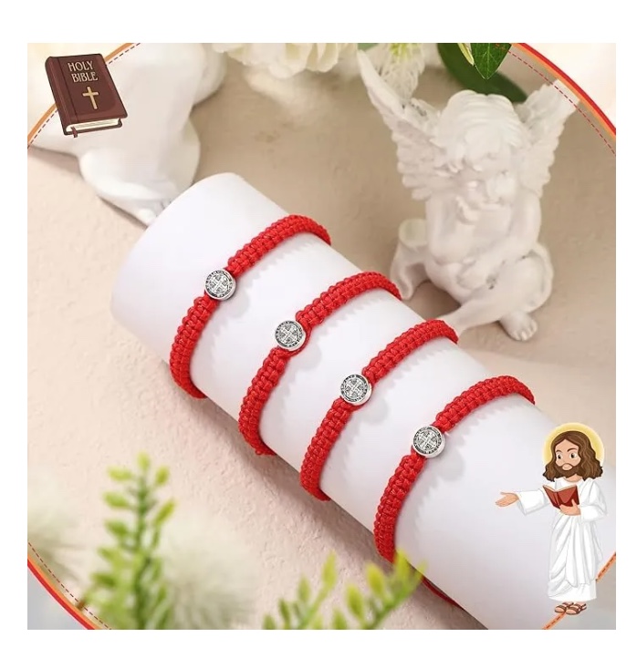 PULSERA BRAZALETE HILO ROJO PROTECCION - 4