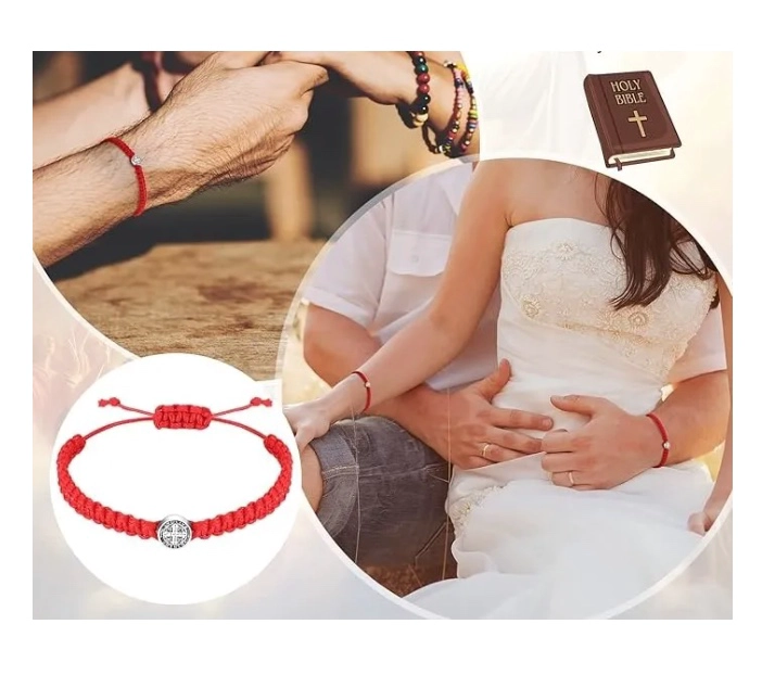 PULSERA BRAZALETE HILO ROJO PROTECCION - 5