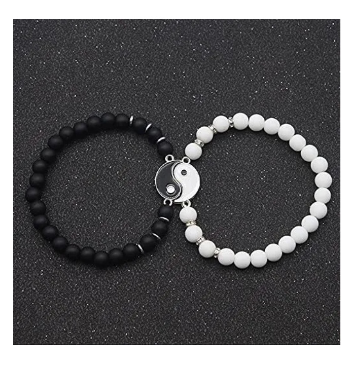 PULSERAS COMBINADAS PAREJAS YING YANG - 2