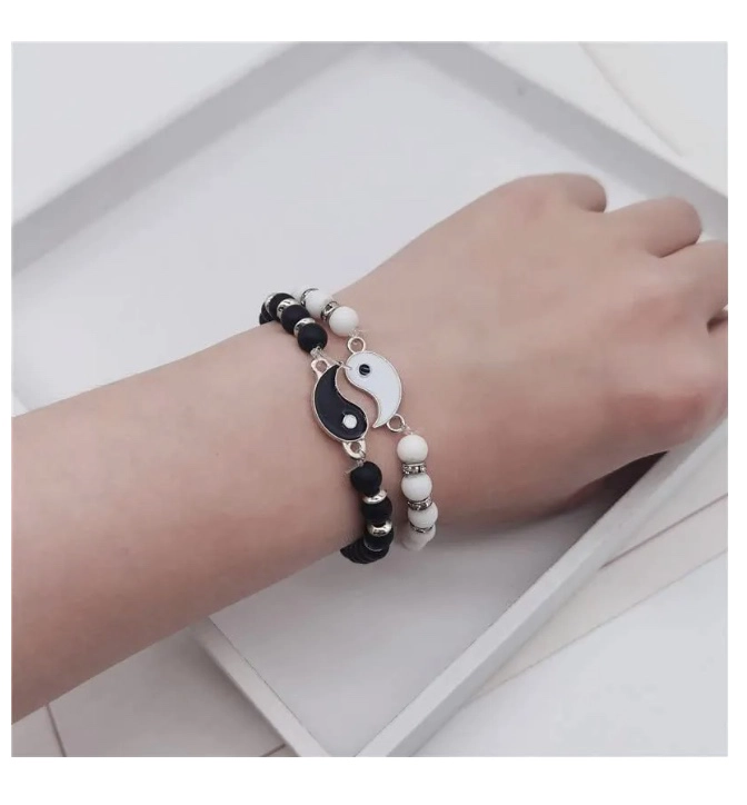 PULSERAS COMBINADAS PAREJAS YING YANG - 3
