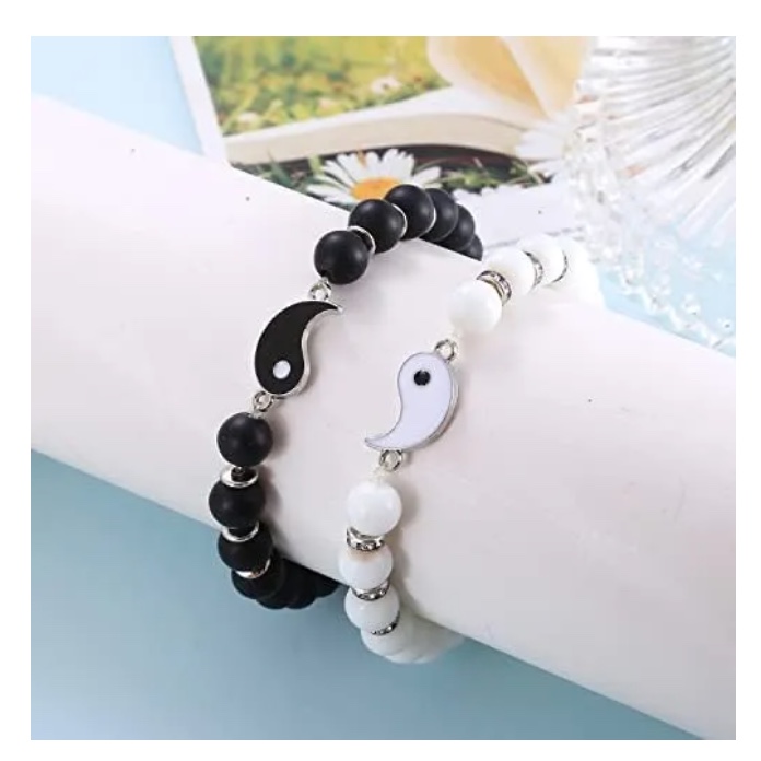 PULSERAS COMBINADAS PAREJAS YING YANG - 4