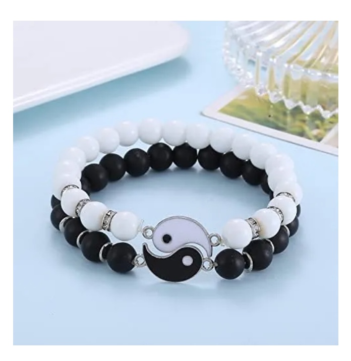PULSERAS COMBINADAS PAREJAS YING YANG - 5
