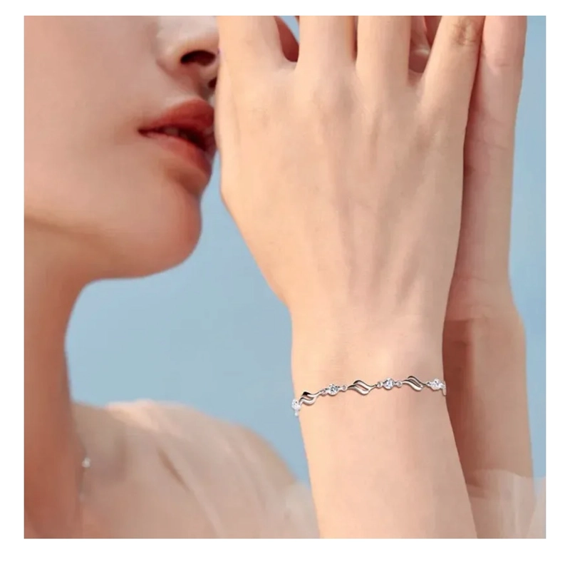 PULSERA PLATA INFINITO MUJER ELEGANTE - 6