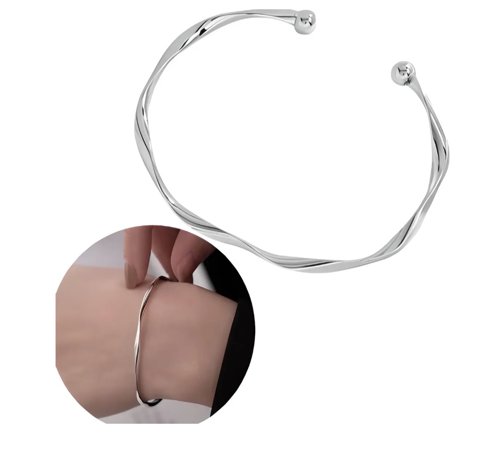 PULSERA BRAZALETE DE PLATA - 1