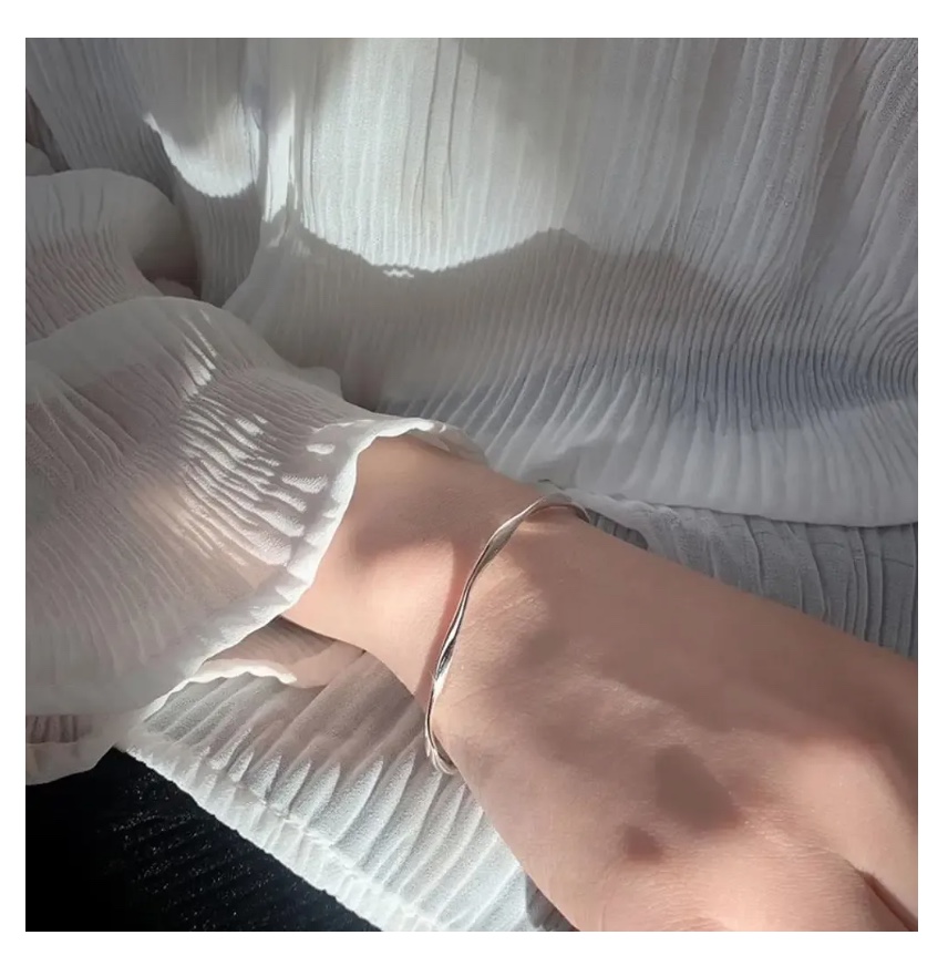 PULSERA BRAZALETE DE PLATA - 2