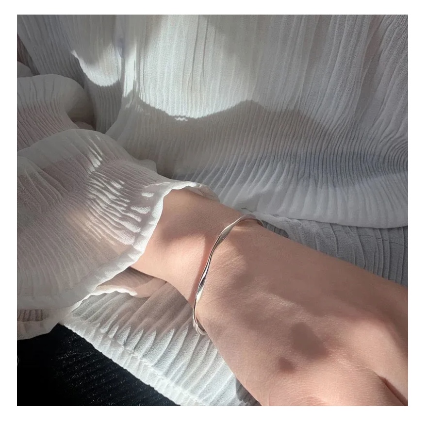 PULSERA BRAZALETE DE PLATA - 4