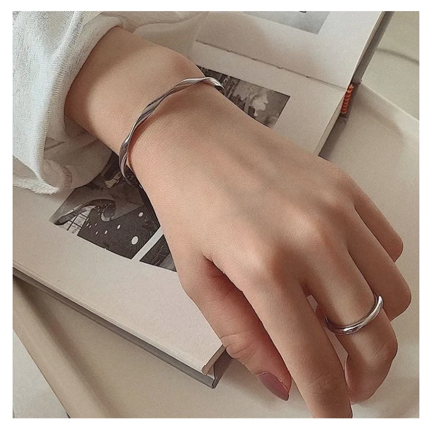 PULSERA BRAZALETE DE PLATA - 5