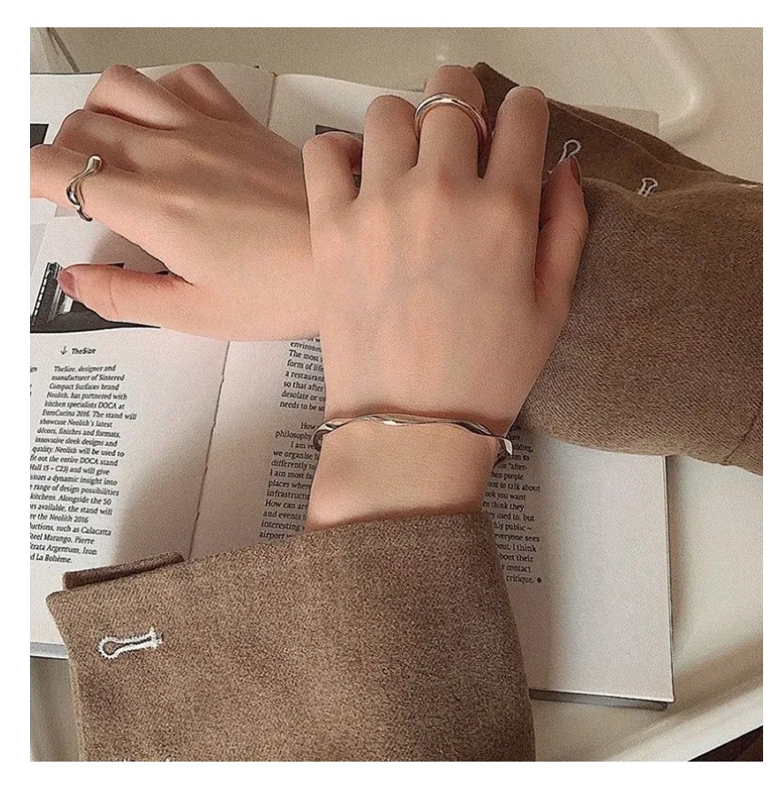 PULSERA BRAZALETE DE PLATA - 6