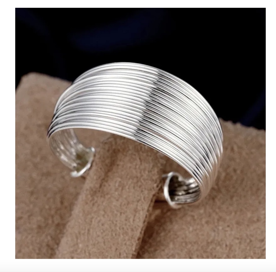 PULSERA BRAZALETE DE PLATA - 5