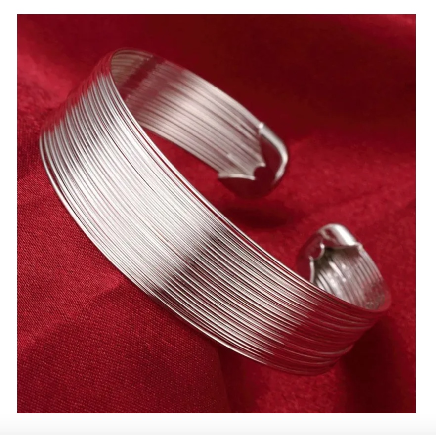 PULSERA BRAZALETE DE PLATA - 6