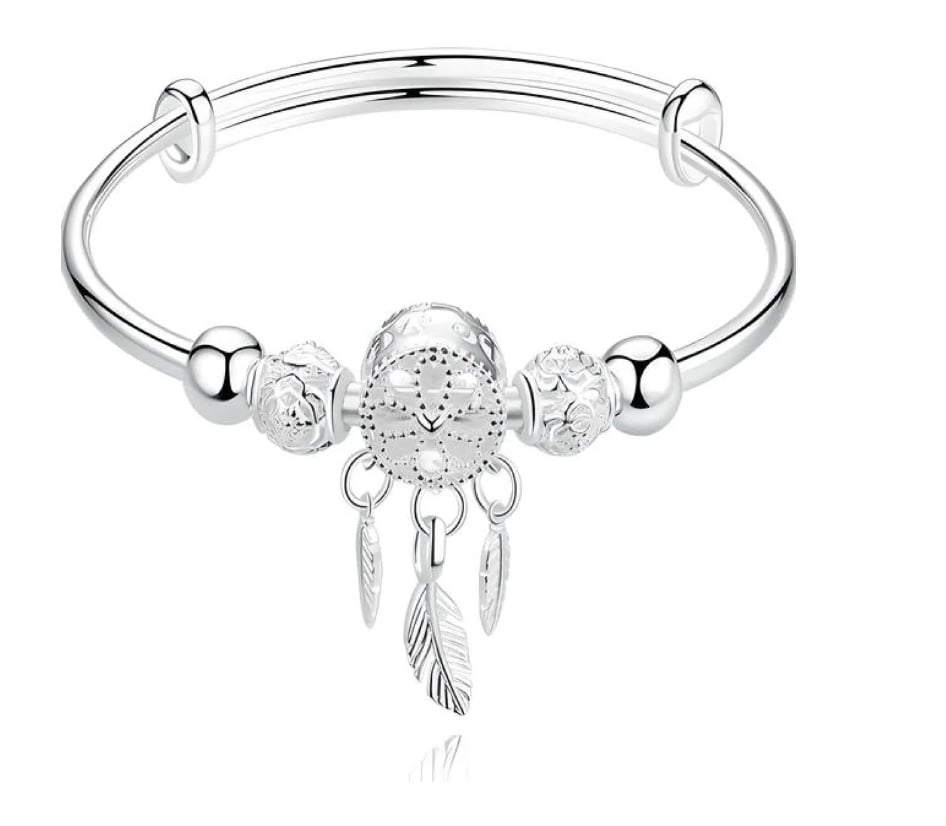 PULSERA BRAZALETE DE PLATA - 1