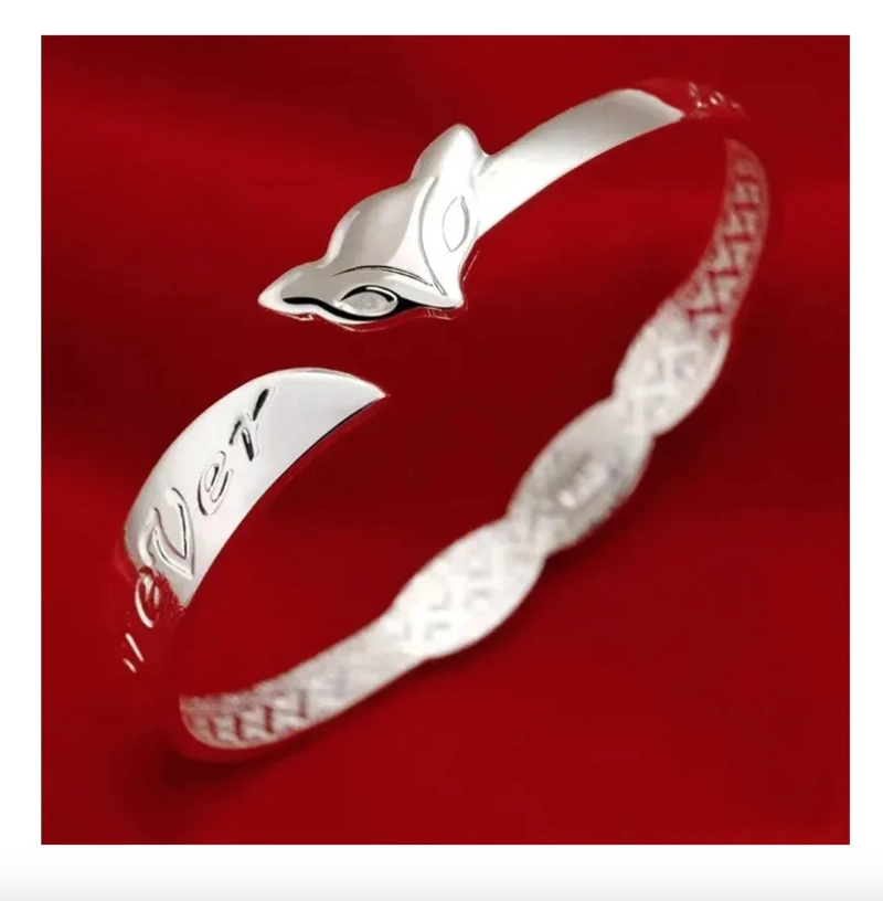 PULSERA BRAZALETE DE PLATA - 7