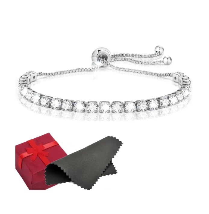 PULSERA PLATA MUJER ELEGANTE - 1