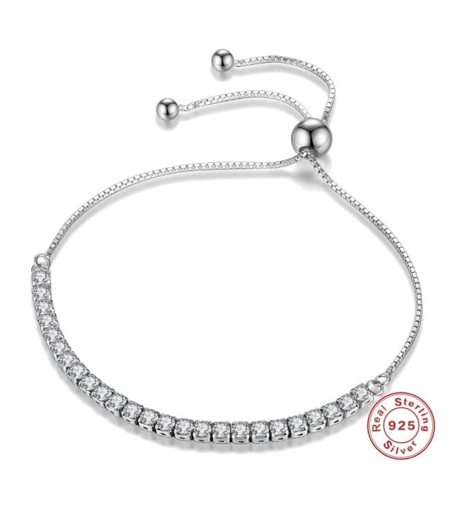PULSERA PLATA MUJER ELEGANTE - 2