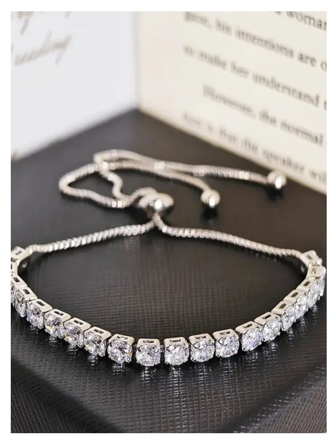 PULSERA PLATA MUJER ELEGANTE - 3