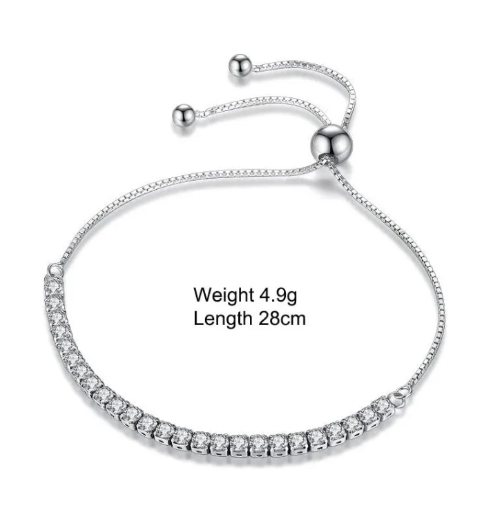 PULSERA PLATA MUJER ELEGANTE - 4