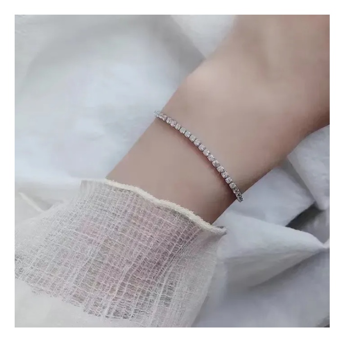 PULSERA PLATA MUJER ELEGANTE - 6
