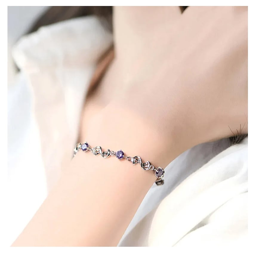 PULSERA PLATA MUJER ELEGANTE - 3